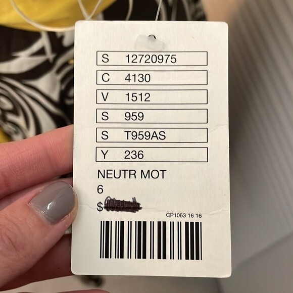 Anthropologie Strapless midi dress NWT SZ 6 - Picture 3 of 3